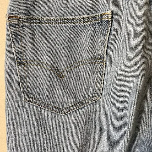 Levis Jeans Mens 36x30 Blue 550 Relaxed Fit Baggy Tapered Light Wash Denim - Picture 8 of 14